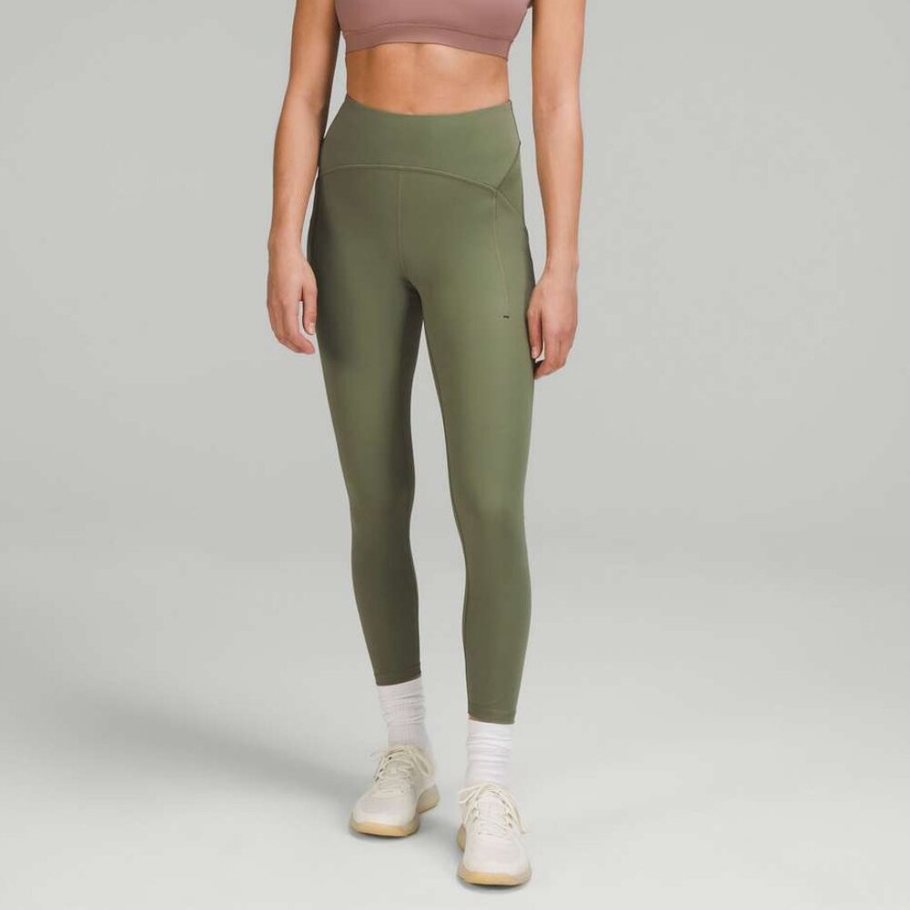 Lululemon Women's Power Thru High-Rise Tight 25" - Green